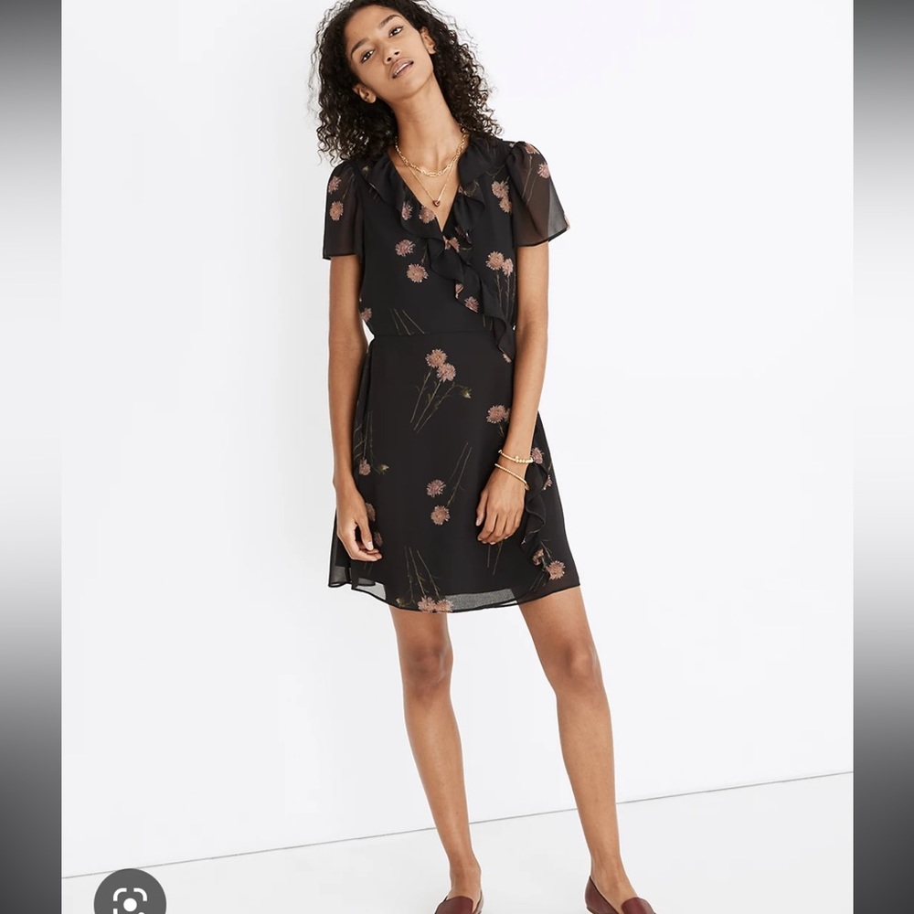 Never worn, madewell wrap dress